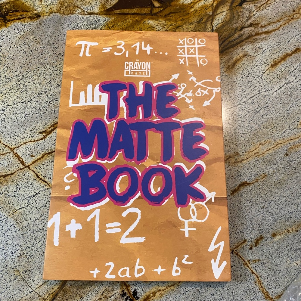The Matte Book by The Crayon Case Authentic Extremely pigmented  Makeup